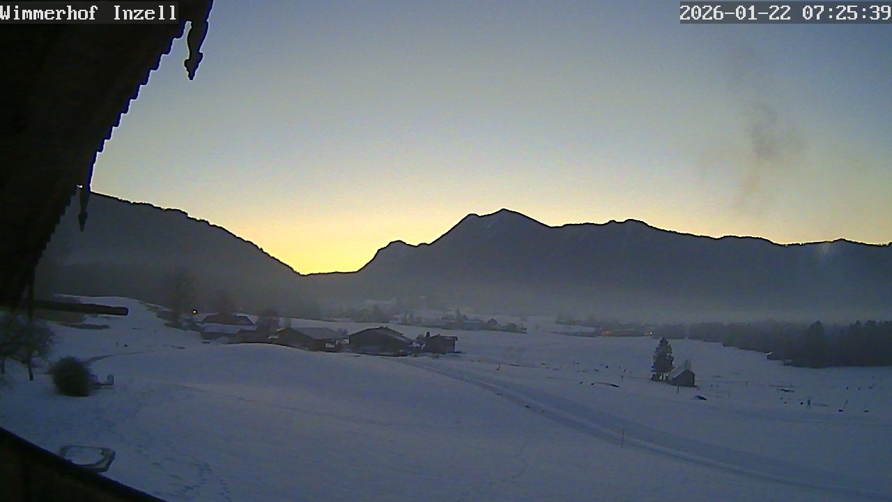 Archiv Foto Webcam Wimmerhof im Inzeller Tal
