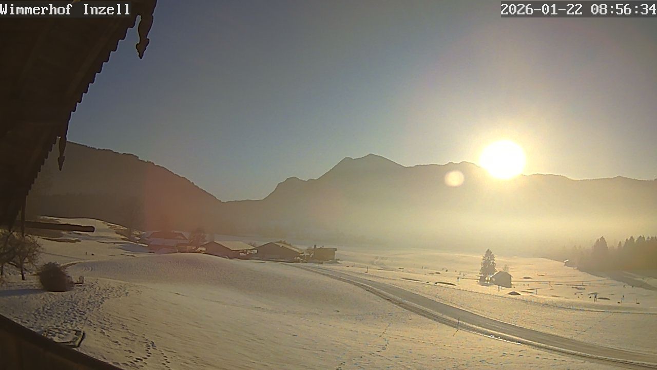 Archiv Foto Webcam Wimmerhof im Inzeller Tal