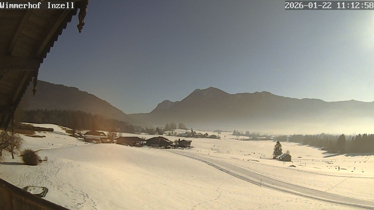Archiv Foto Webcam Wimmerhof im Inzeller Tal