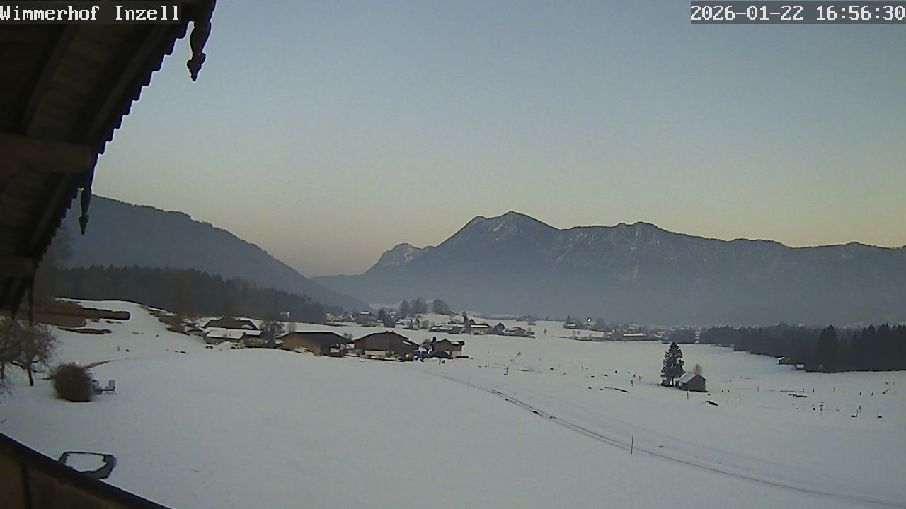 Archiv Foto Webcam Wimmerhof im Inzeller Tal