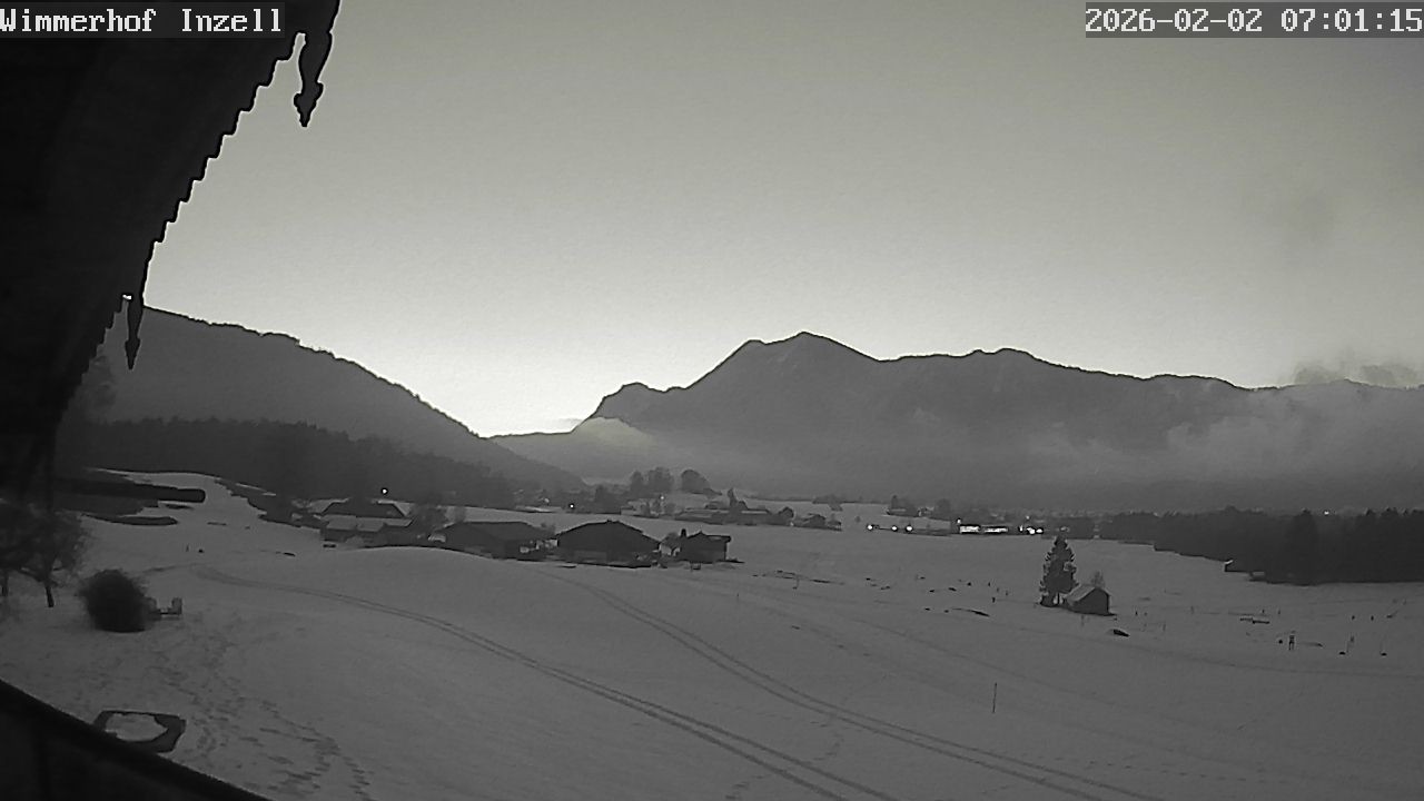 Archiv Foto Webcam Wimmerhof im Inzeller Tal