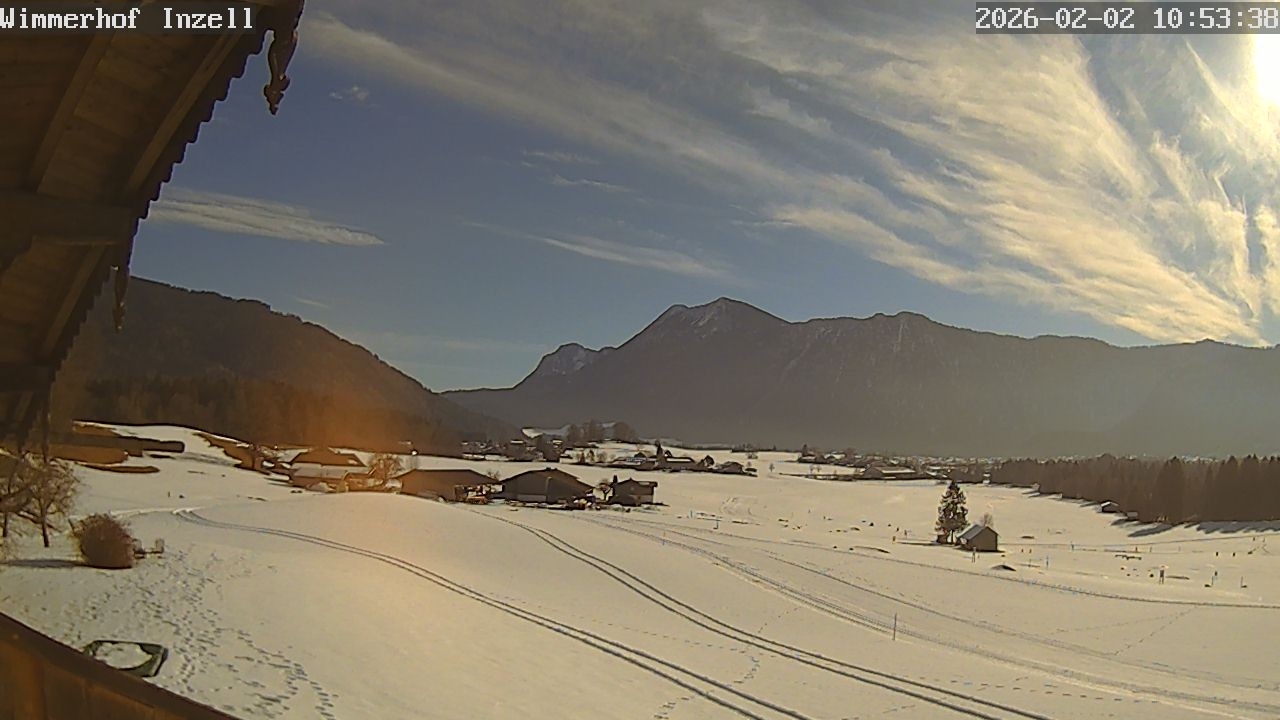 Archiv Foto Webcam Wimmerhof im Inzeller Tal