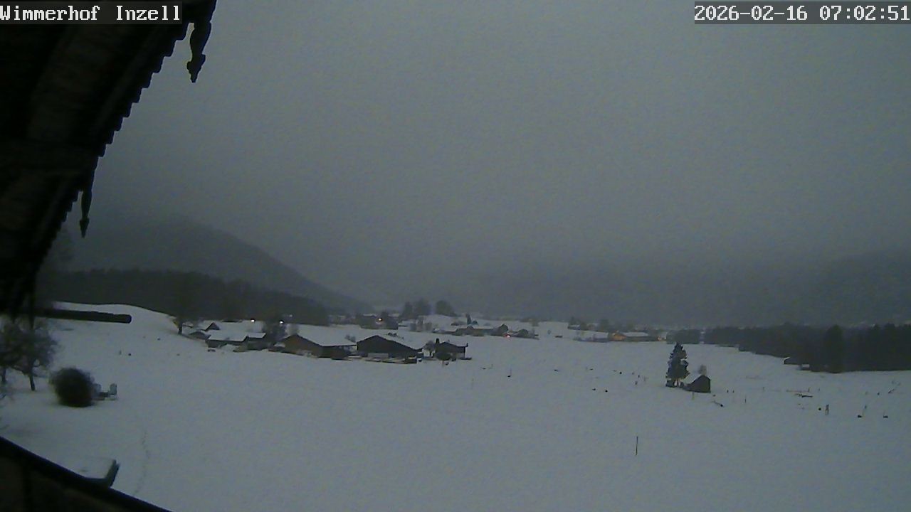 Archiv Foto Webcam Wimmerhof im Inzeller Tal