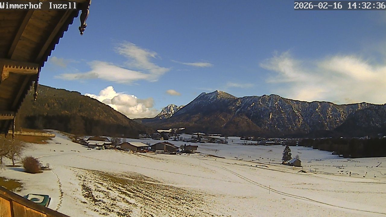 Archiv Foto Webcam Wimmerhof im Inzeller Tal