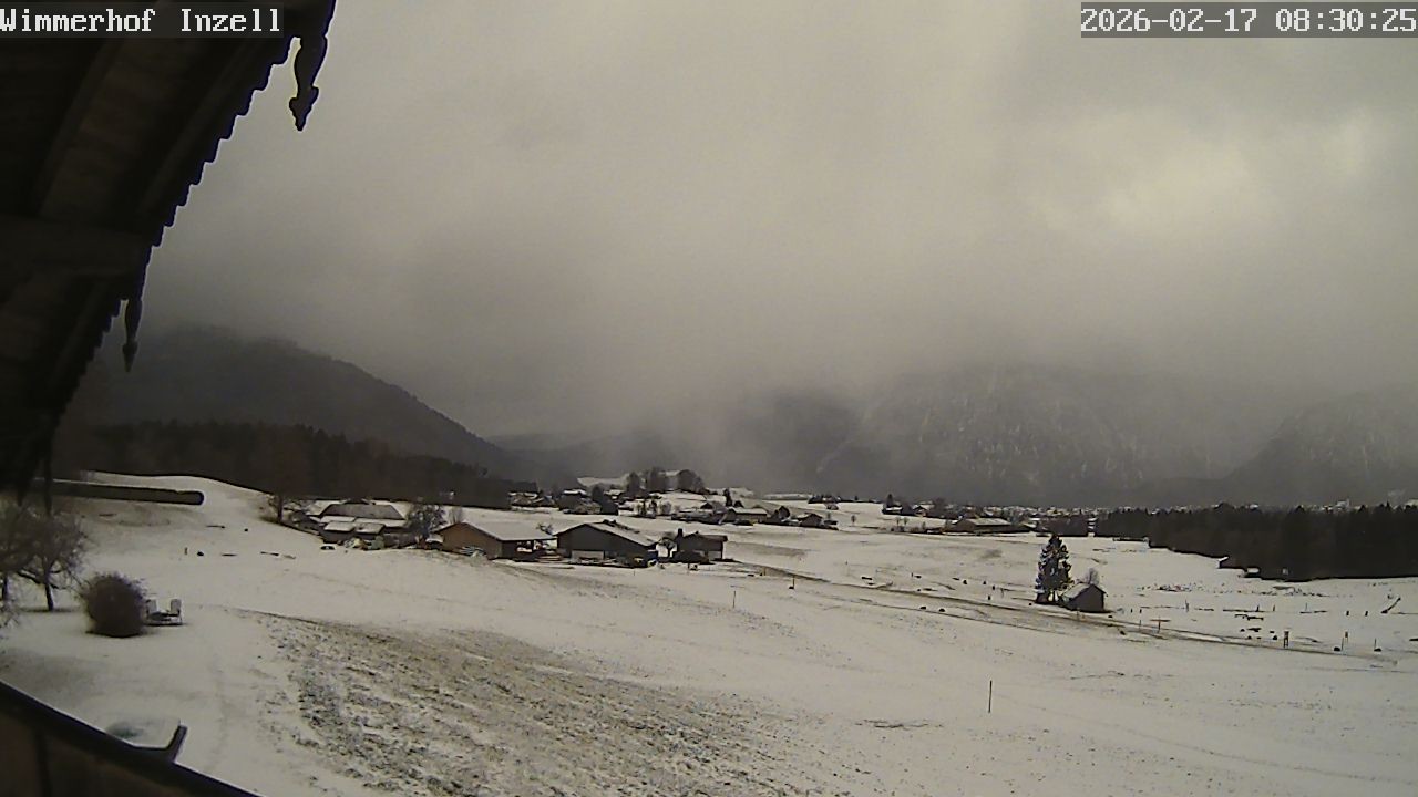 Archiv Foto Webcam Wimmerhof im Inzeller Tal