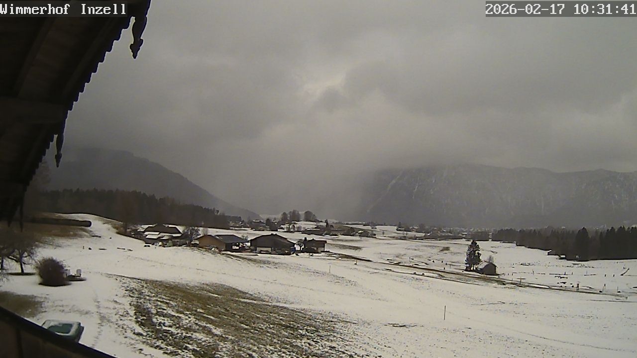 Archiv Foto Webcam Wimmerhof im Inzeller Tal