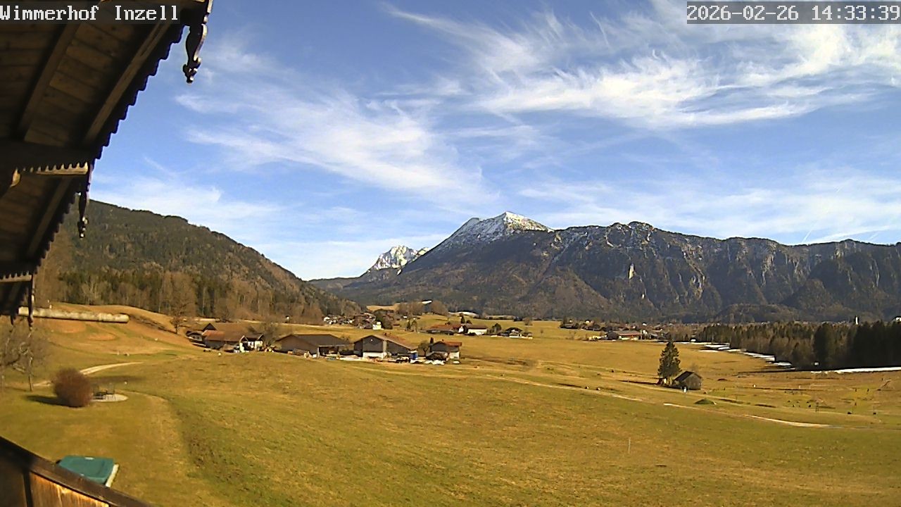 Archived image Webcam Inzell: Farmouse Wimmerhof