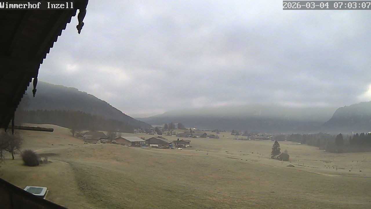 Archiv Foto Webcam Wimmerhof im Inzeller Tal