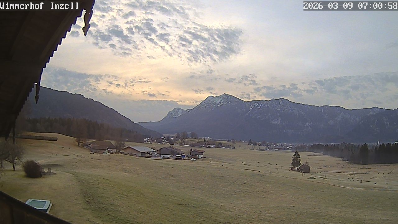 Archiv Foto Webcam Wimmerhof im Inzeller Tal