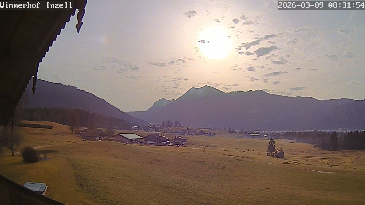Archiv Foto Webcam Wimmerhof im Inzeller Tal