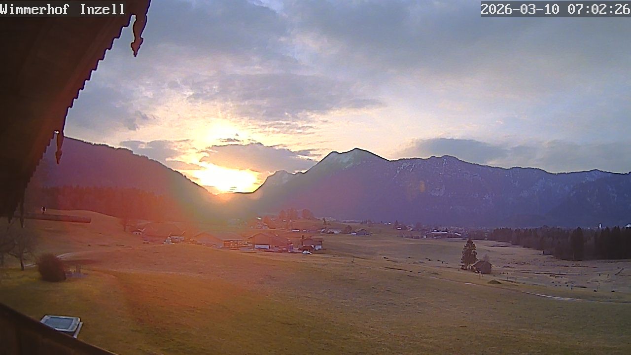 Archiv Foto Webcam Wimmerhof im Inzeller Tal