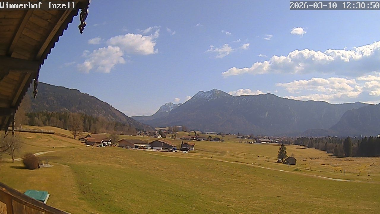 Archiv Foto Webcam Wimmerhof im Inzeller Tal