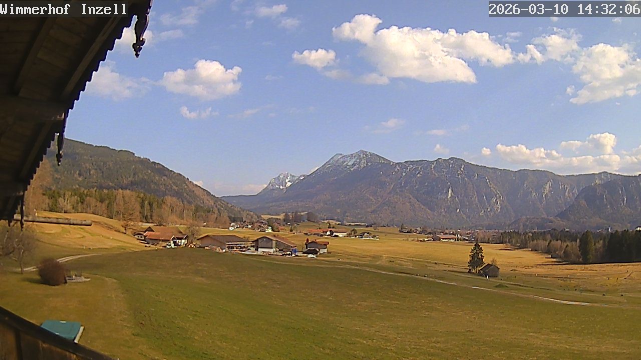 Archiv Foto Webcam Wimmerhof im Inzeller Tal