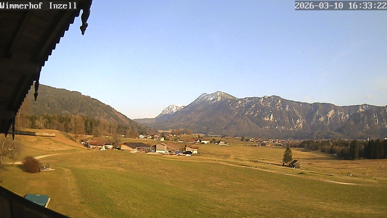 Archiv Foto Webcam Wimmerhof im Inzeller Tal