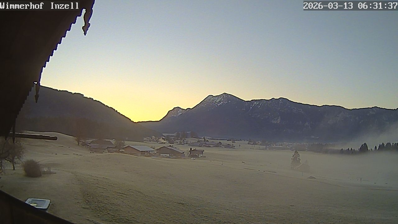 Archiv Foto Webcam Wimmerhof im Inzeller Tal