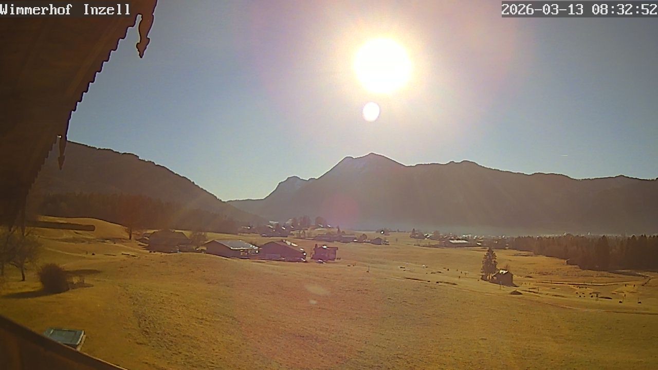 Archiv Foto Webcam Wimmerhof im Inzeller Tal