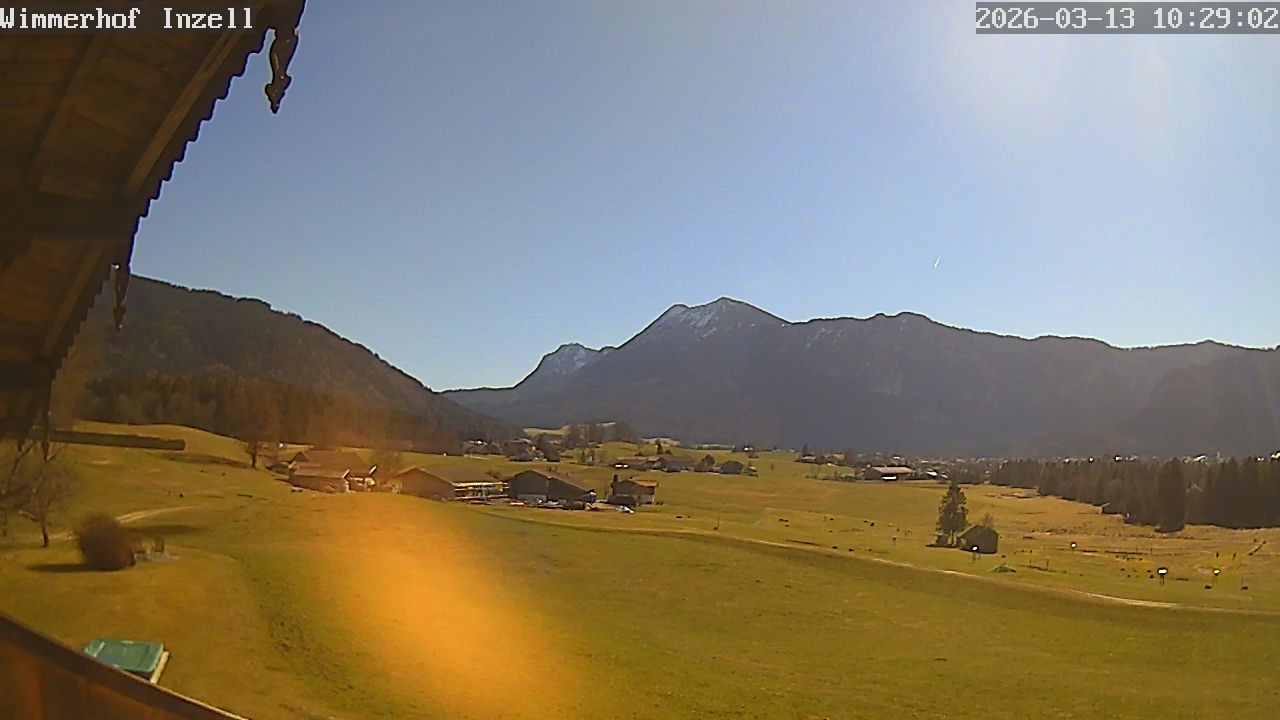 Archiv Foto Webcam Wimmerhof im Inzeller Tal