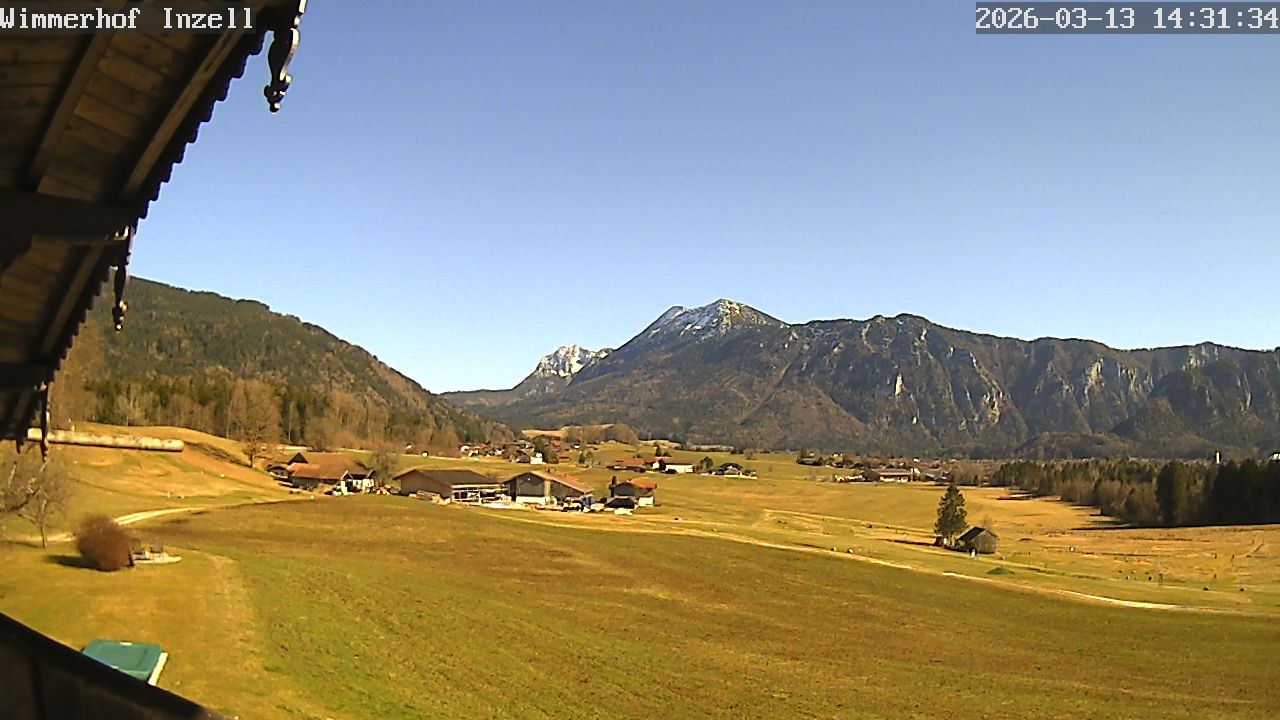 Archiv Foto Webcam Wimmerhof im Inzeller Tal
