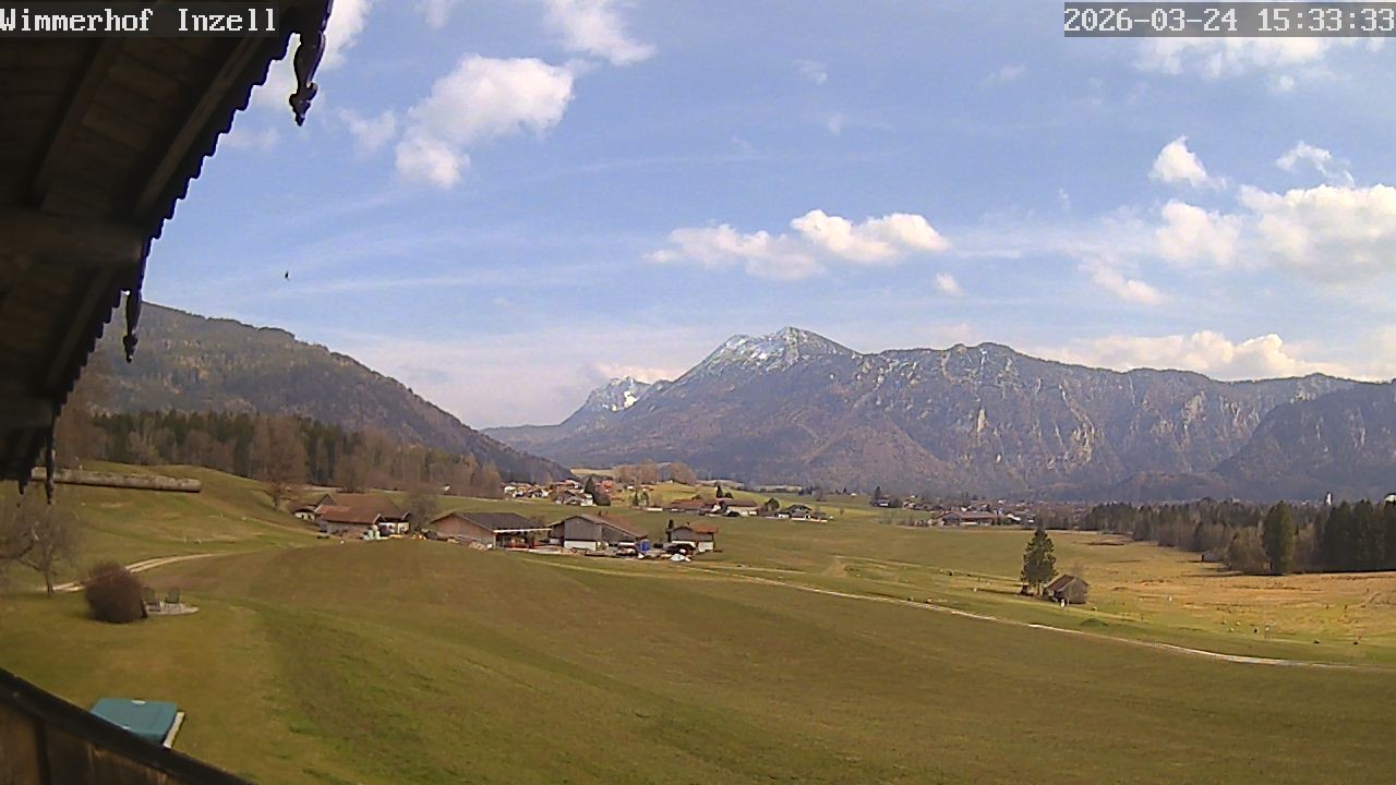 Archiv Foto Webcam Wimmerhof im Inzeller Tal