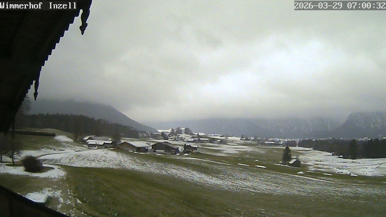 Archiv Foto Webcam Wimmerhof im Inzeller Tal