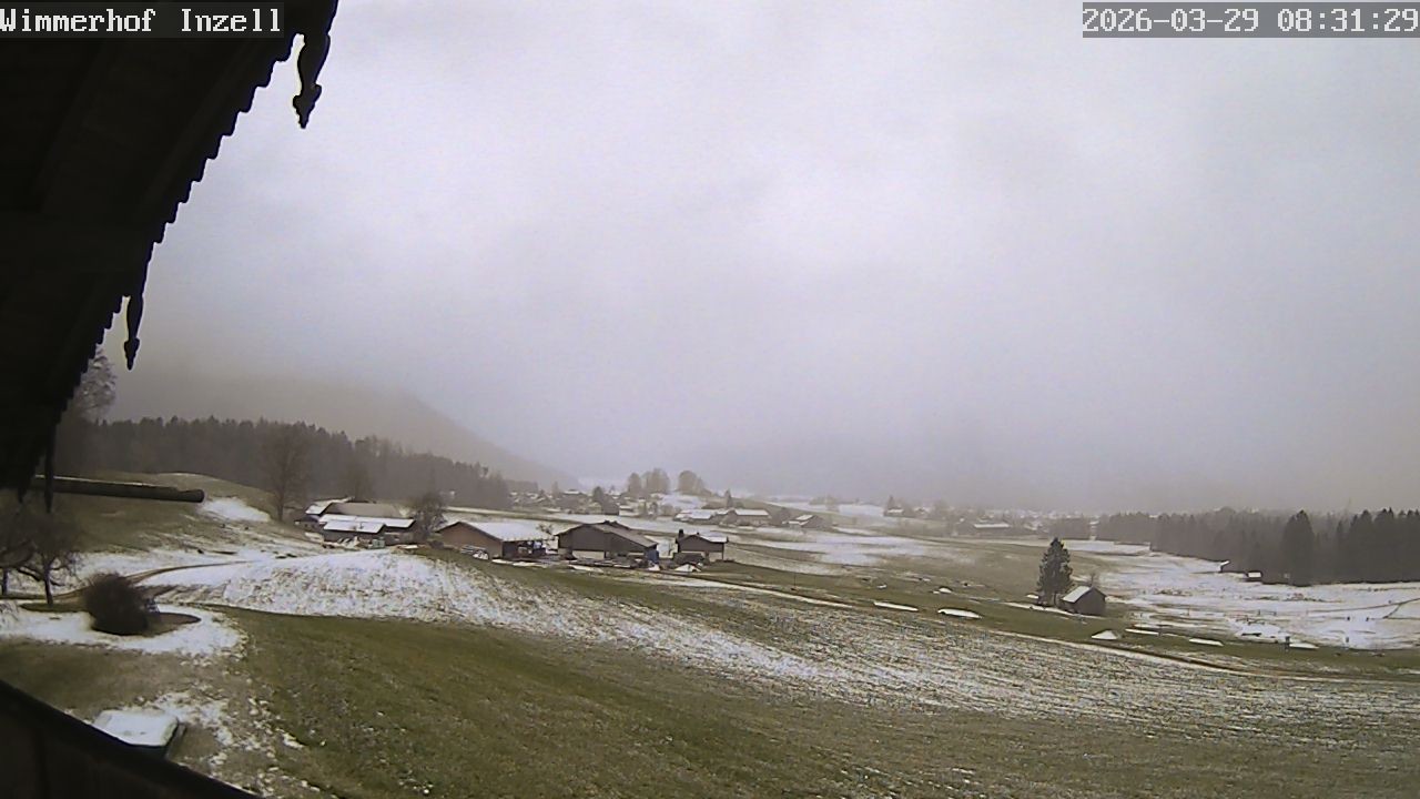 Archiv Foto Webcam Wimmerhof im Inzeller Tal