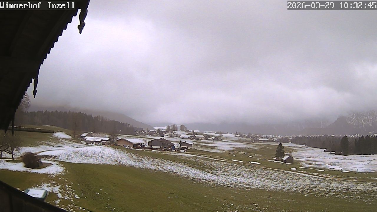 Archiv Foto Webcam Wimmerhof im Inzeller Tal