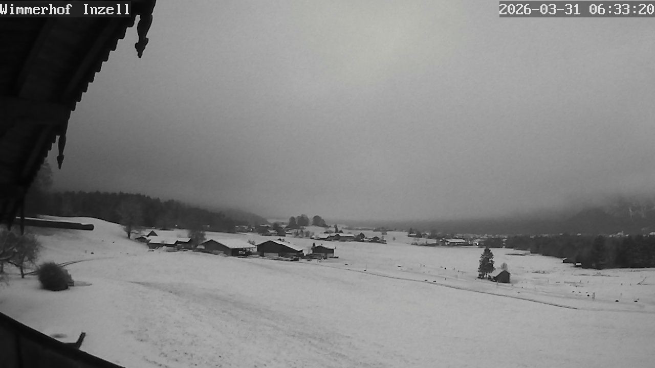 Archiv Foto Webcam Wimmerhof im Inzeller Tal