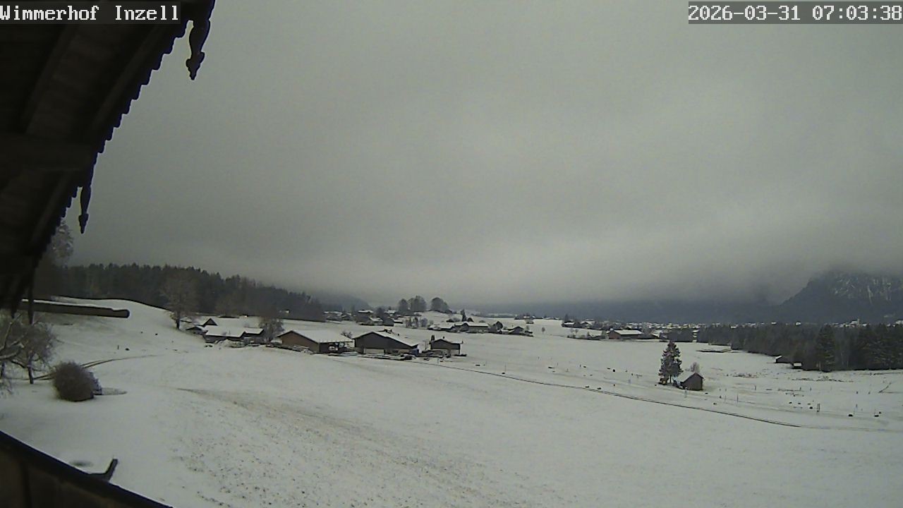 Archiv Foto Webcam Wimmerhof im Inzeller Tal