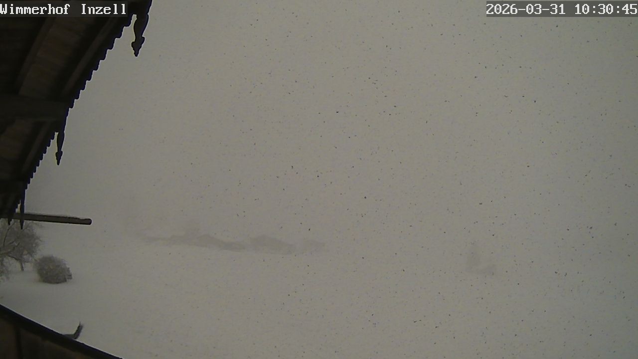 Archiv Foto Webcam Wimmerhof im Inzeller Tal