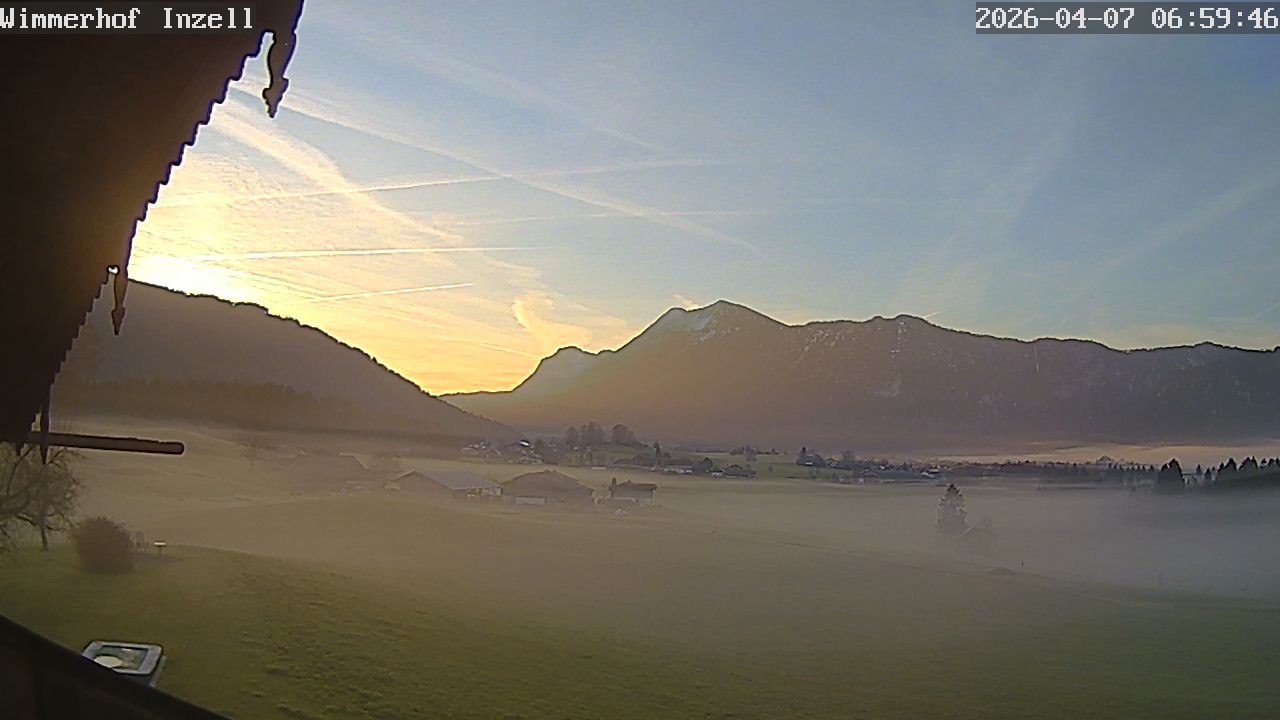 Archiv Foto Webcam Wimmerhof im Inzeller Tal