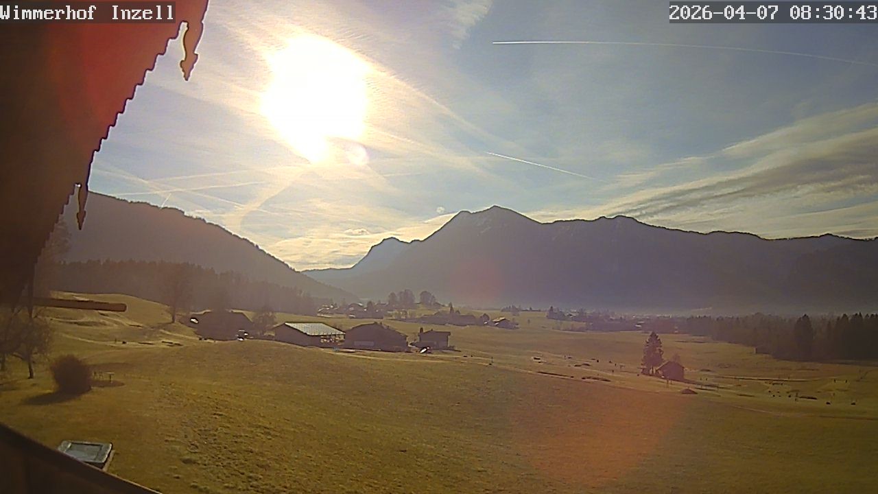 Archiv Foto Webcam Wimmerhof im Inzeller Tal