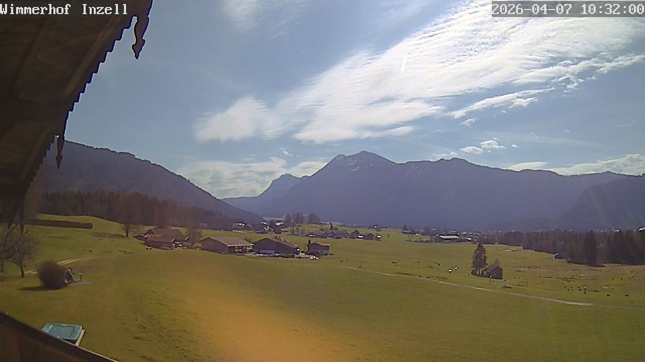 Archiv Foto Webcam Wimmerhof im Inzeller Tal
