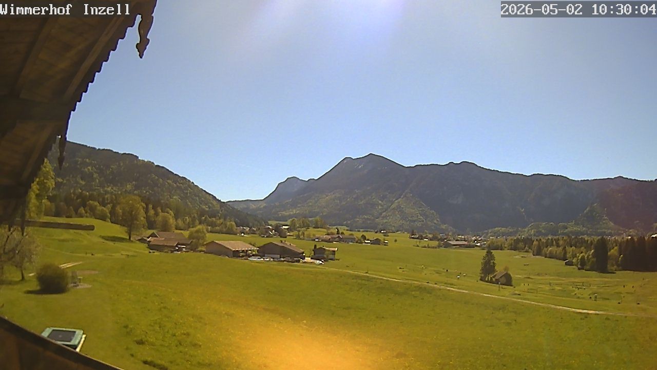 Archiv Foto Webcam Wimmerhof im Inzeller Tal