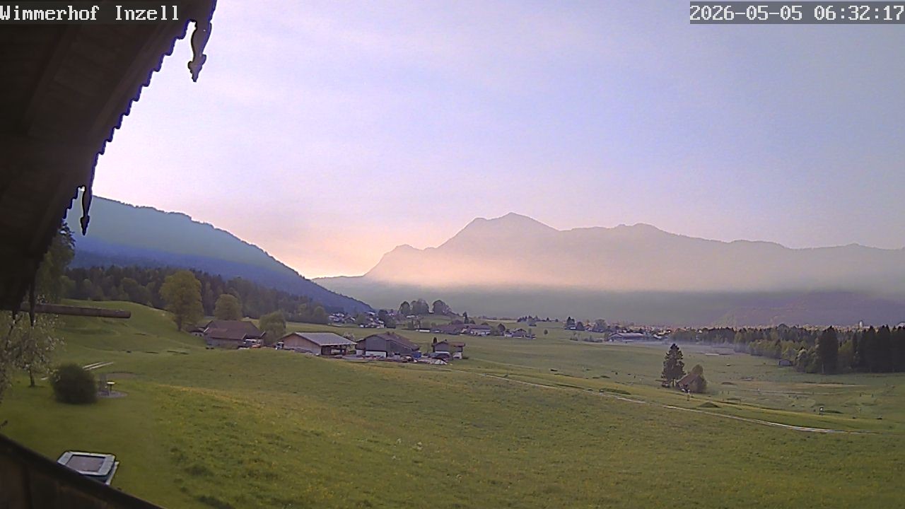 Archiv Foto Webcam Wimmerhof im Inzeller Tal