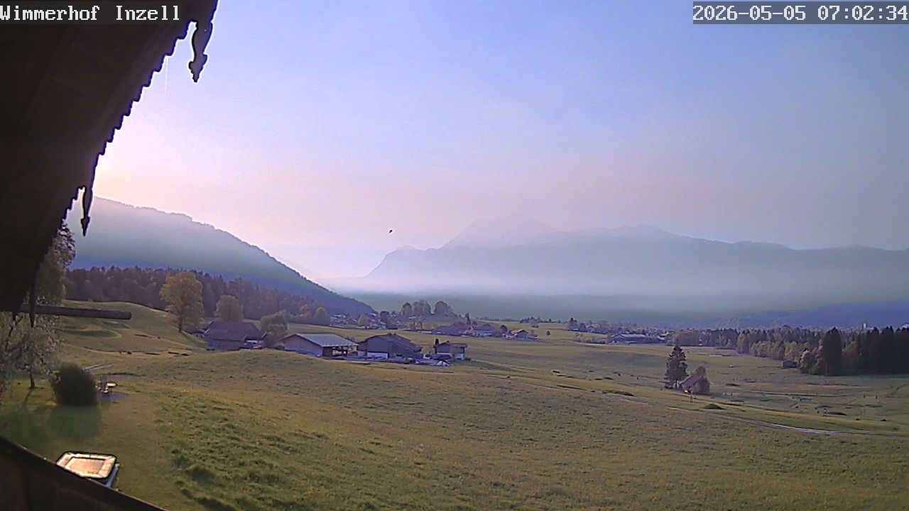 Archiv Foto Webcam Wimmerhof im Inzeller Tal