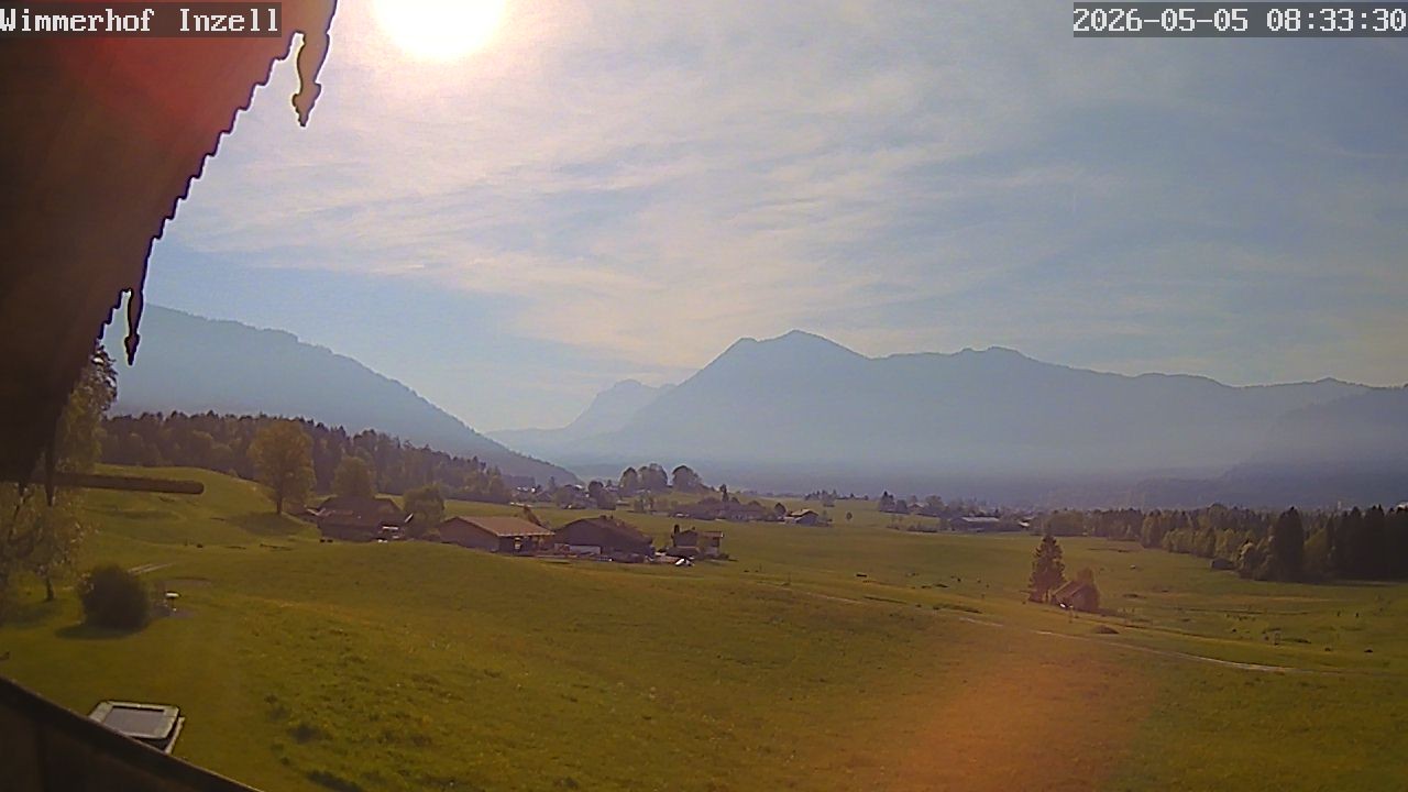 Archiv Foto Webcam Wimmerhof im Inzeller Tal