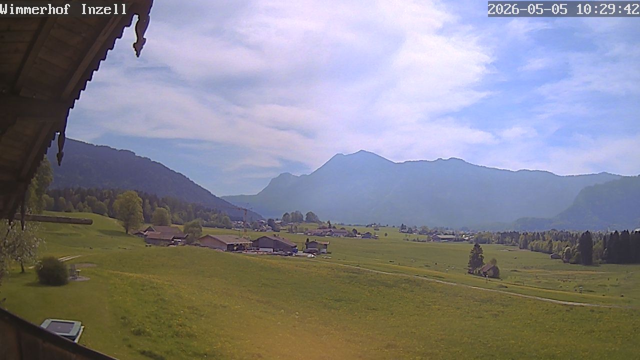 Archiv Foto Webcam Wimmerhof im Inzeller Tal