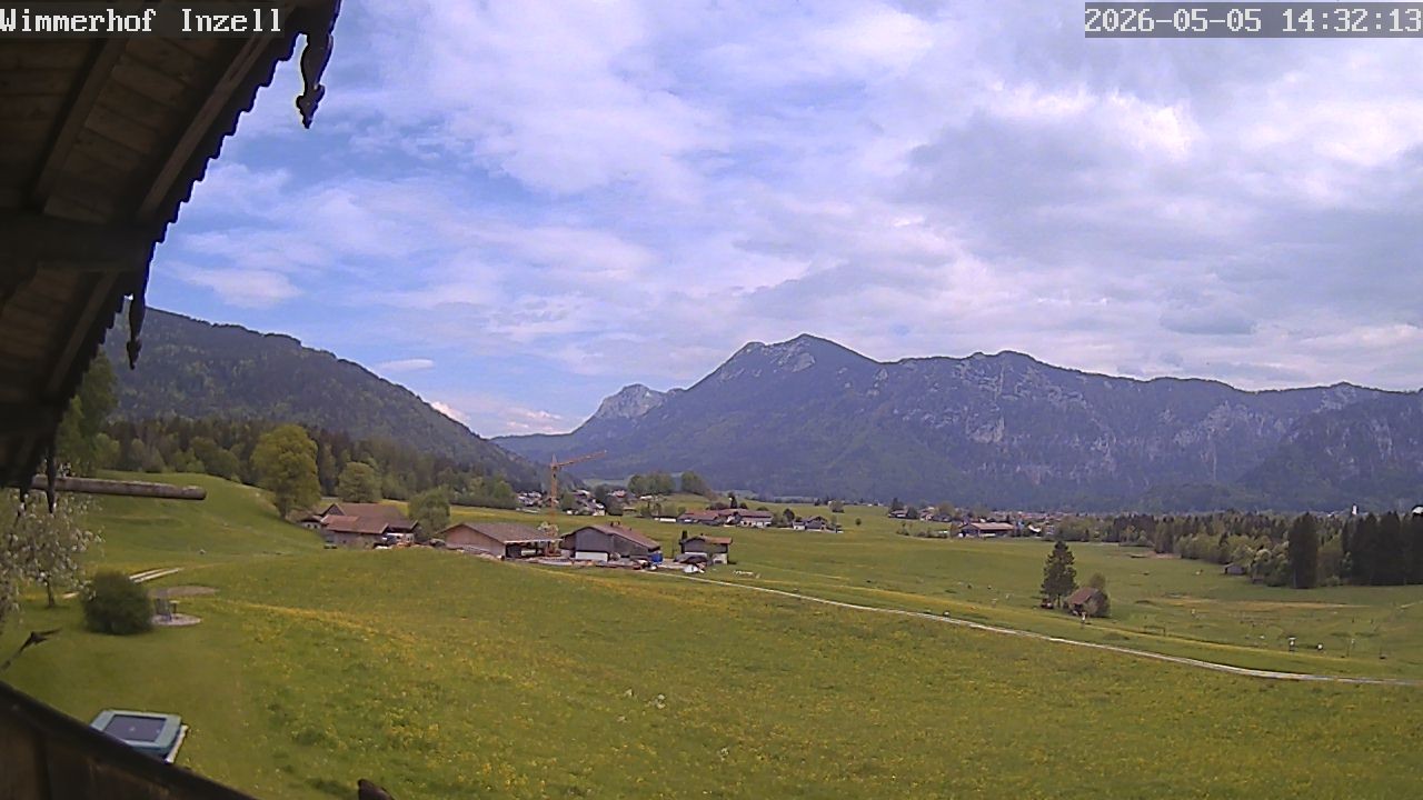 Archiv Foto Webcam Wimmerhof im Inzeller Tal