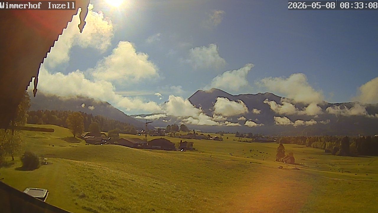 Archiv Foto Webcam Wimmerhof im Inzeller Tal