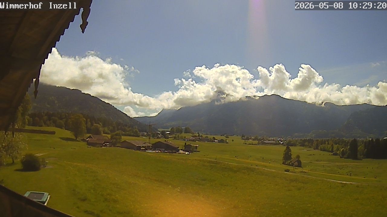 Archiv Foto Webcam Wimmerhof im Inzeller Tal