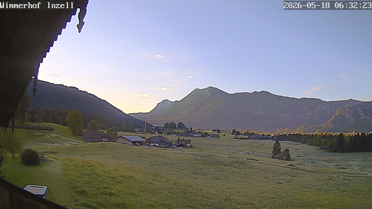 Archiv Foto Webcam Wimmerhof im Inzeller Tal