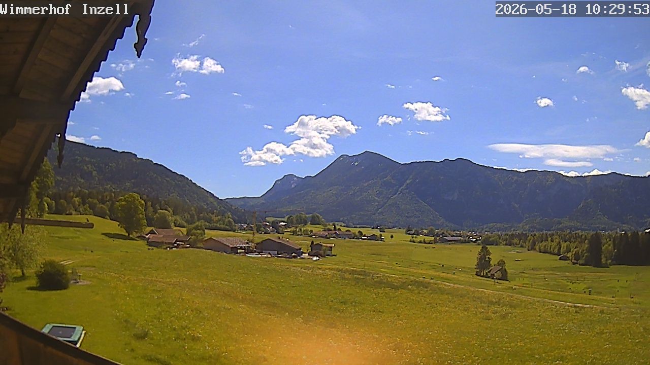 Archiv Foto Webcam Wimmerhof im Inzeller Tal