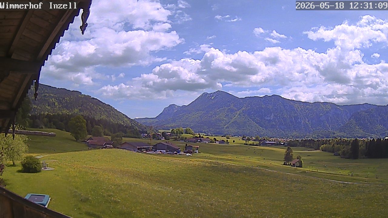 Archiv Foto Webcam Wimmerhof im Inzeller Tal