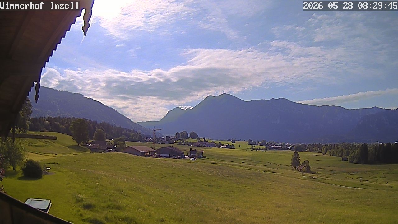 Archiv Foto Webcam Wimmerhof im Inzeller Tal