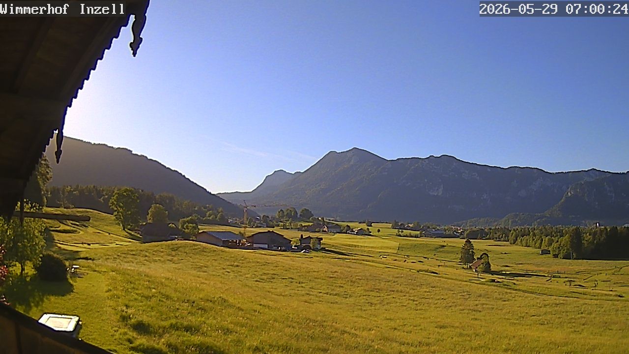 Archiv Foto Webcam Wimmerhof im Inzeller Tal