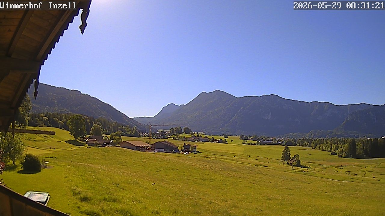 Archiv Foto Webcam Wimmerhof im Inzeller Tal