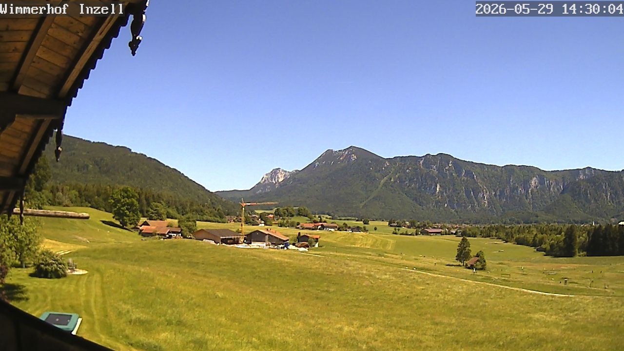 Archiv Foto Webcam Wimmerhof im Inzeller Tal