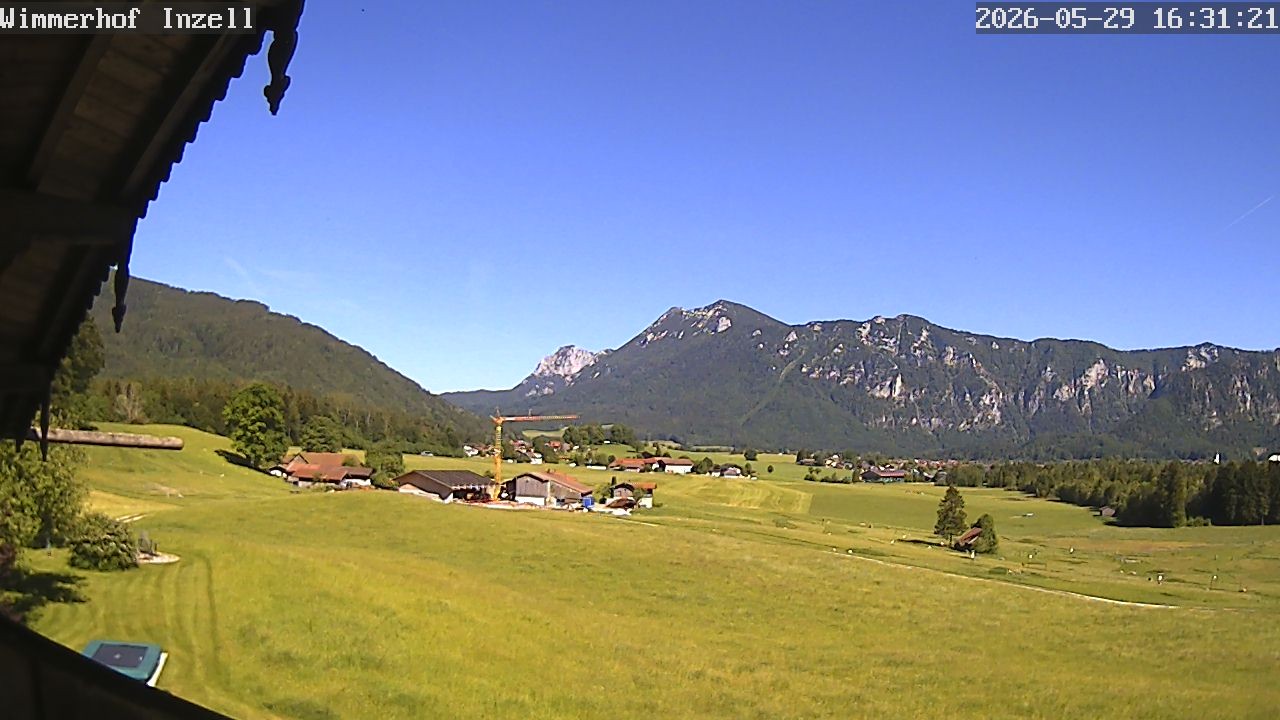 Archiv Foto Webcam Wimmerhof im Inzeller Tal