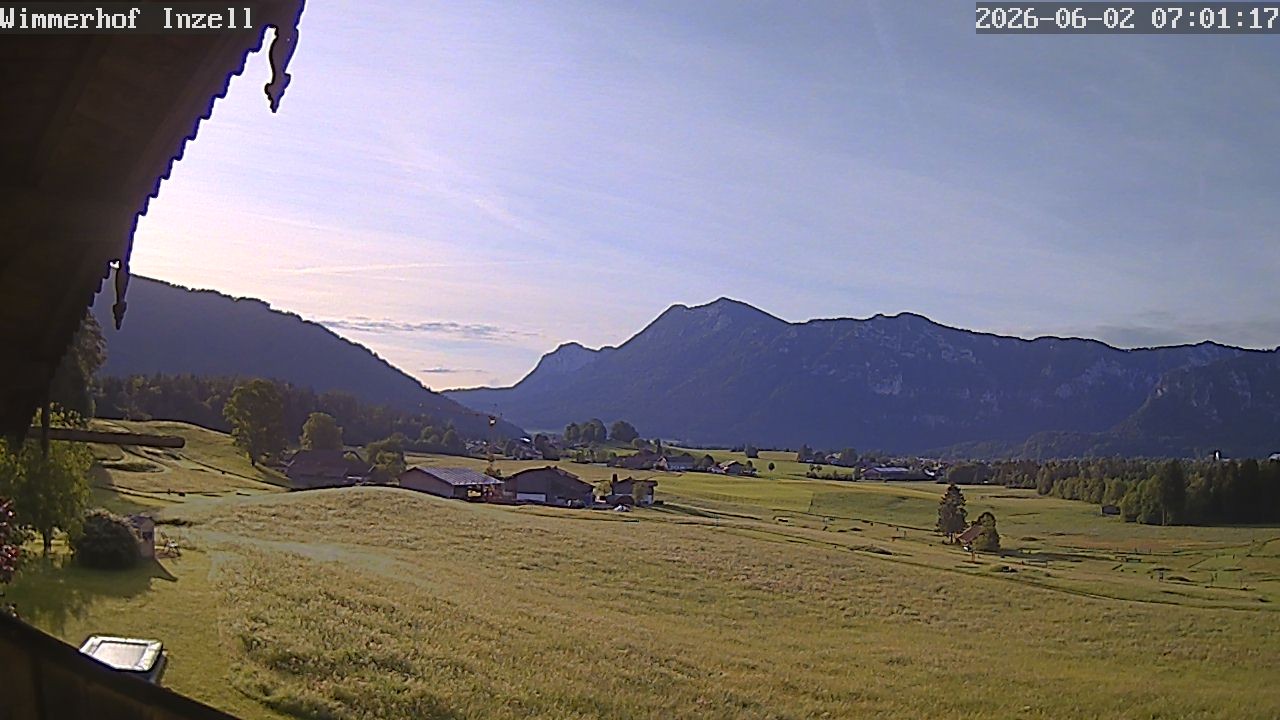 Archiv Foto Webcam Wimmerhof im Inzeller Tal