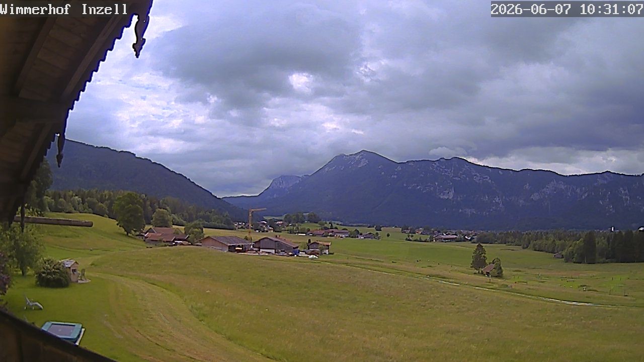 Archiv Foto Webcam Wimmerhof im Inzeller Tal